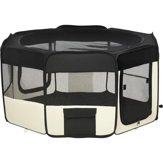 Portable Folding Pet Playpen With Carry Bag For Pets