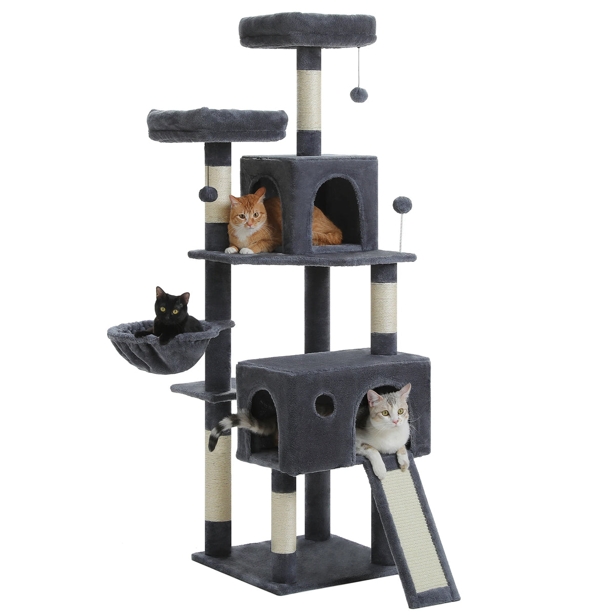 PAWZ Road Multi Level Cat Tree With Sisal Scratching Post