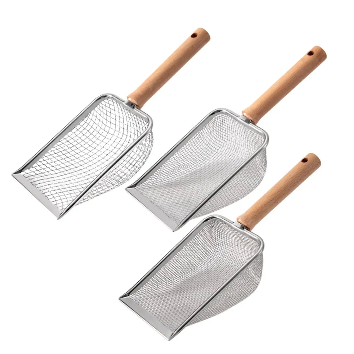 Durable Metal Cat Litter Scooper With Fast Sifting Shovel