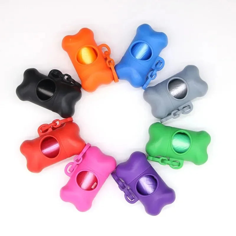 Bone Shaped Dog Waste Bag Dispenser for Outdoor Walks