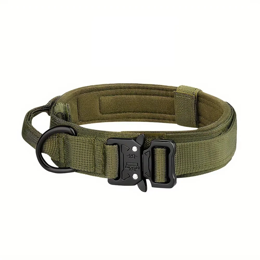 Adjustable Nylon Dog Training Collar And Leash Set With Handle