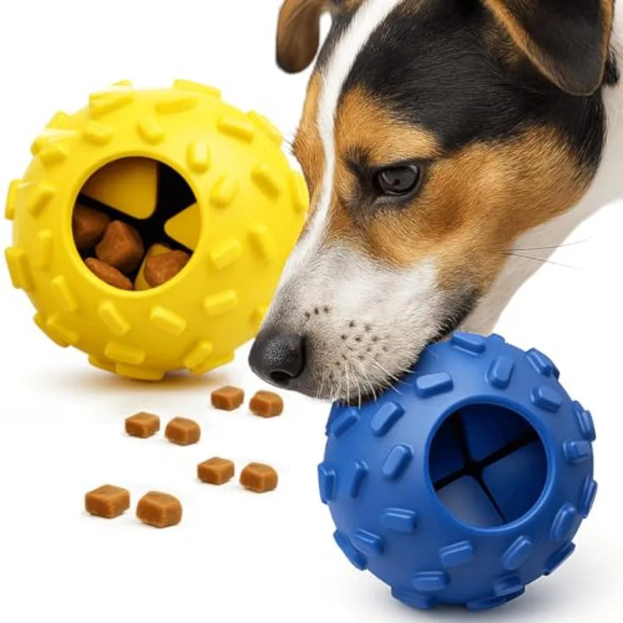 Interactive Treat Dispensing Puzzle Ball Dog Toy for Slow Eating
