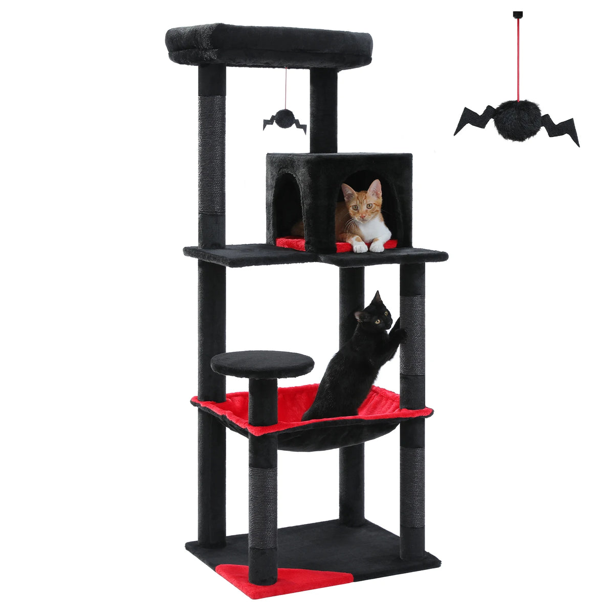 PAWZ Road Gothic Cat Tree For Indoor Cats, Tall Tower