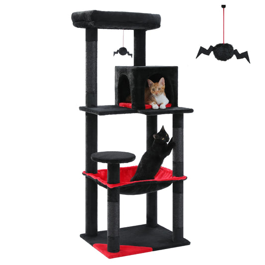 PAWZ Road Gothic Cat Tree For Indoor Cats, Tall Tower