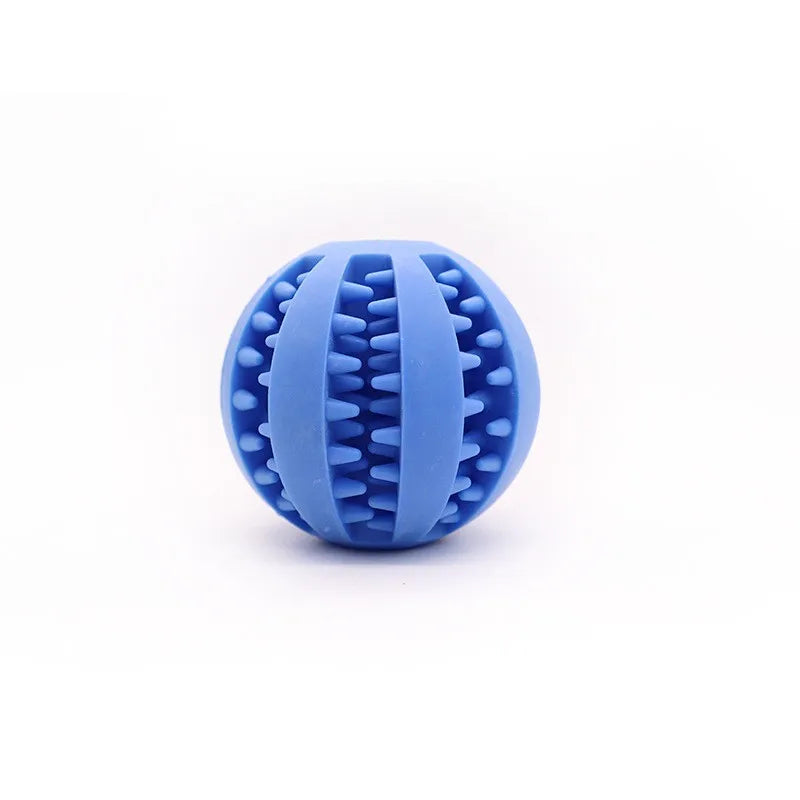 Rubber Dog Chew Ball Puzzle Toy for Teething and Training