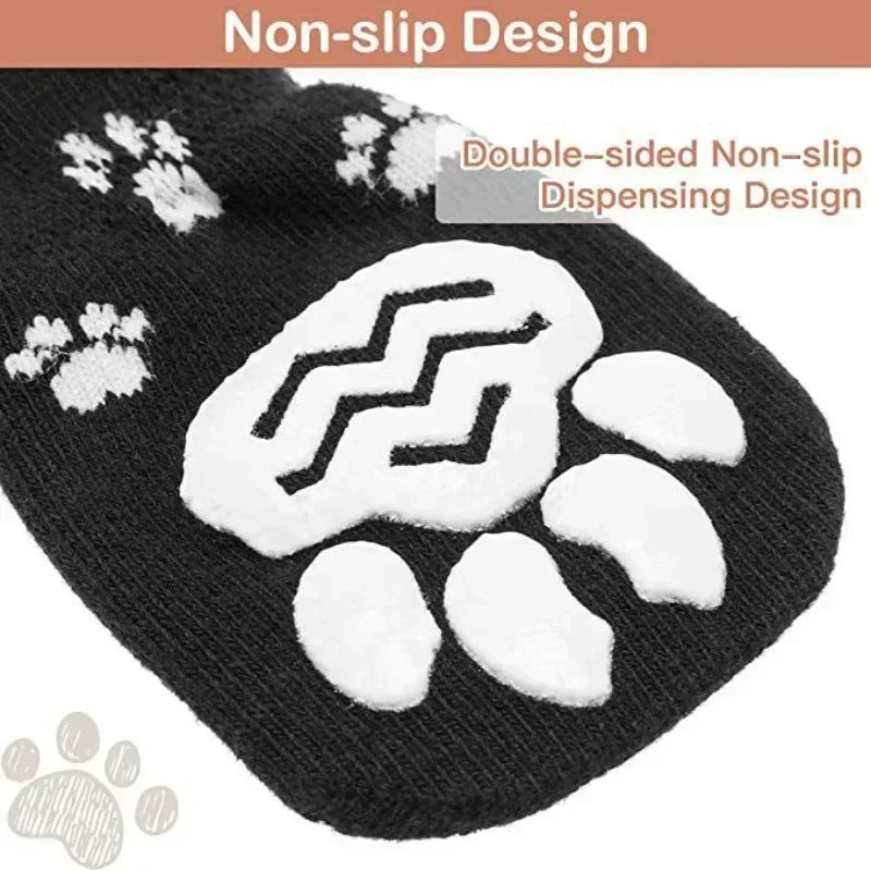 Non Slip Dog Socks With Paw Protection For Indoor Floors