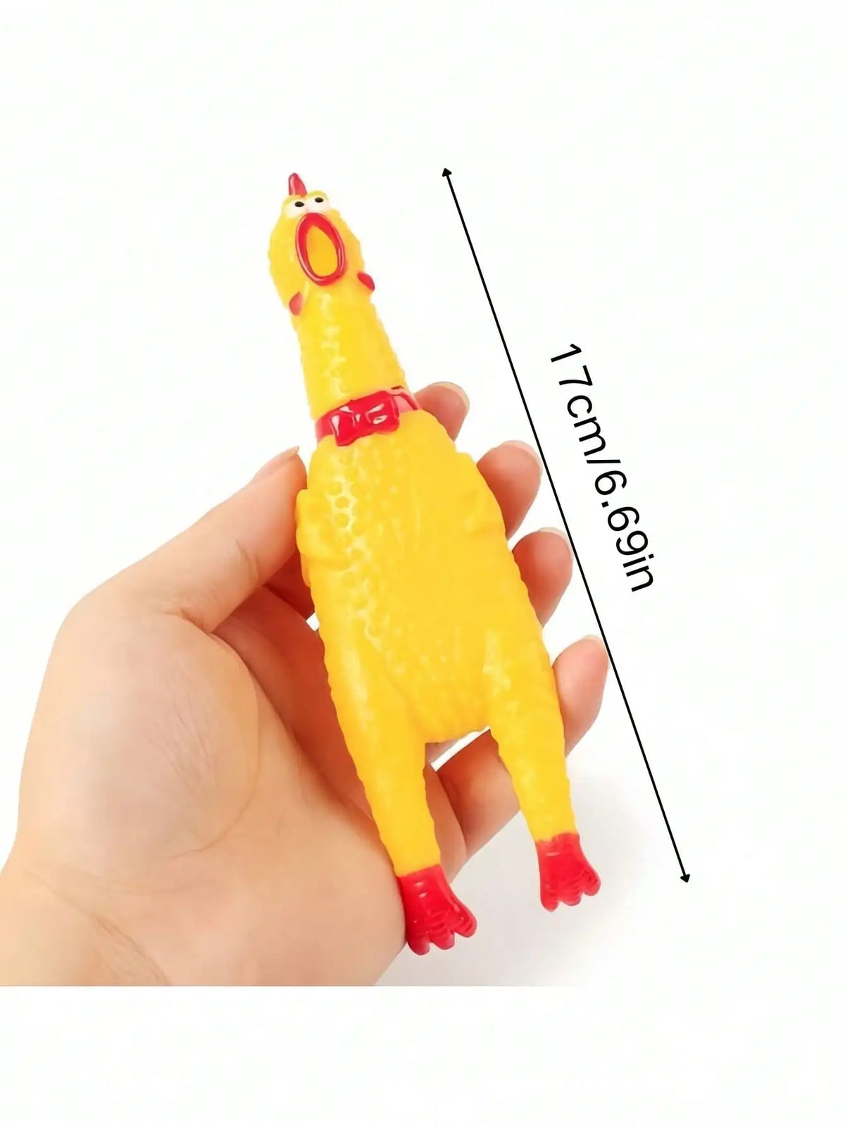 Screaming Chicken Squeaky Pet Toy for Dogs and Cats