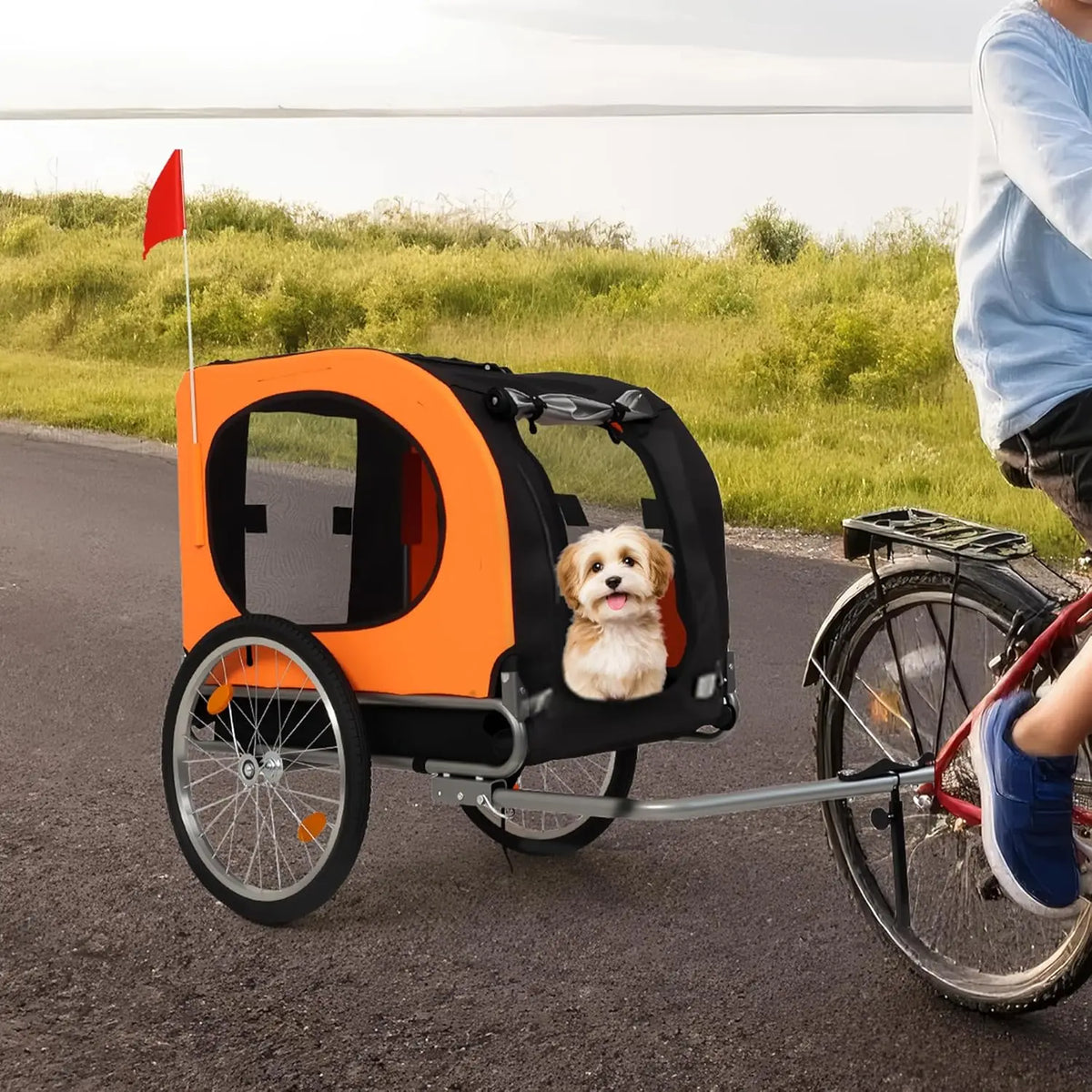 Twister Ck Dog Bike Trailer Bicycle Carrier Foldable Design
