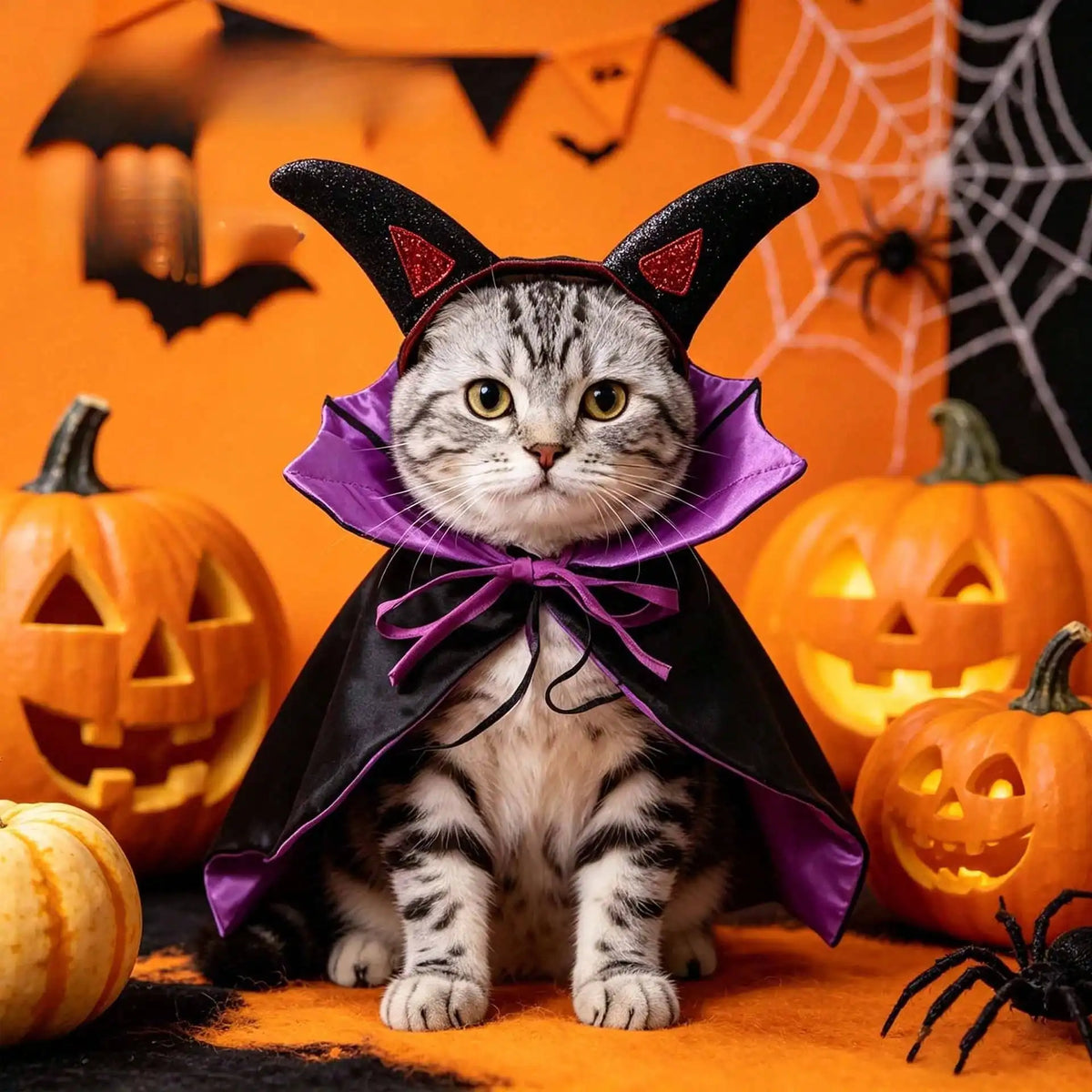 Halloween Funny Bat Pet Costume Cape For Dogs And Cats