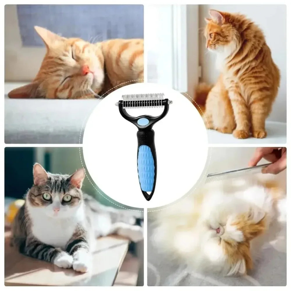 Double Sided Stainless Steel Pet Grooming Brush Dogs and Cats