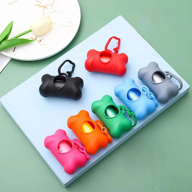 Bone Shaped Dog Waste Bag Dispenser for Outdoor Walks