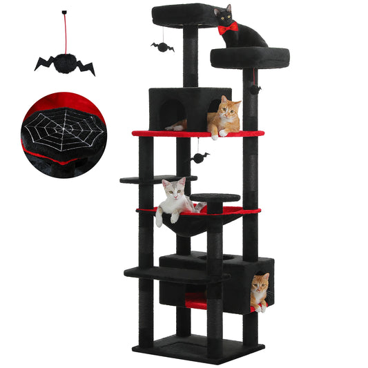 PAWZ Road Large Cat Tree Tower For Indoor Cats Hammock