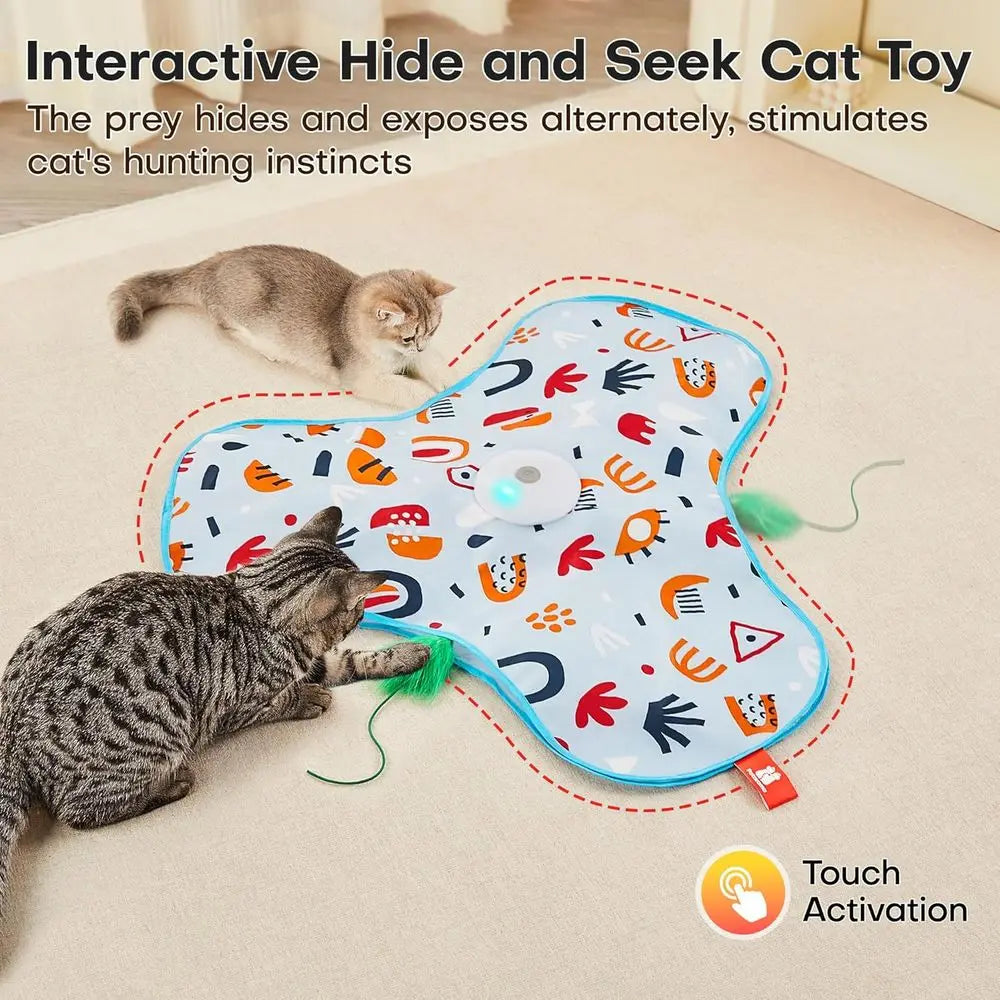 Automatic Interactive Hide And Seek Cat Toy Wand For Indoor Training