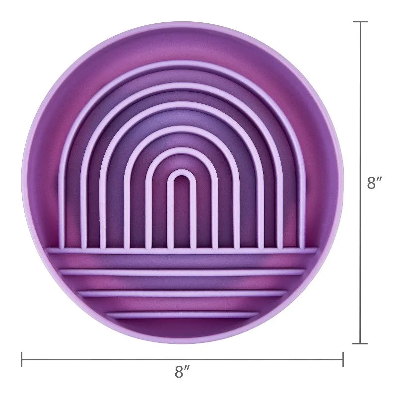 Silicone Slow Feeder Bowl For Pets Encourages Healthy Mealtime