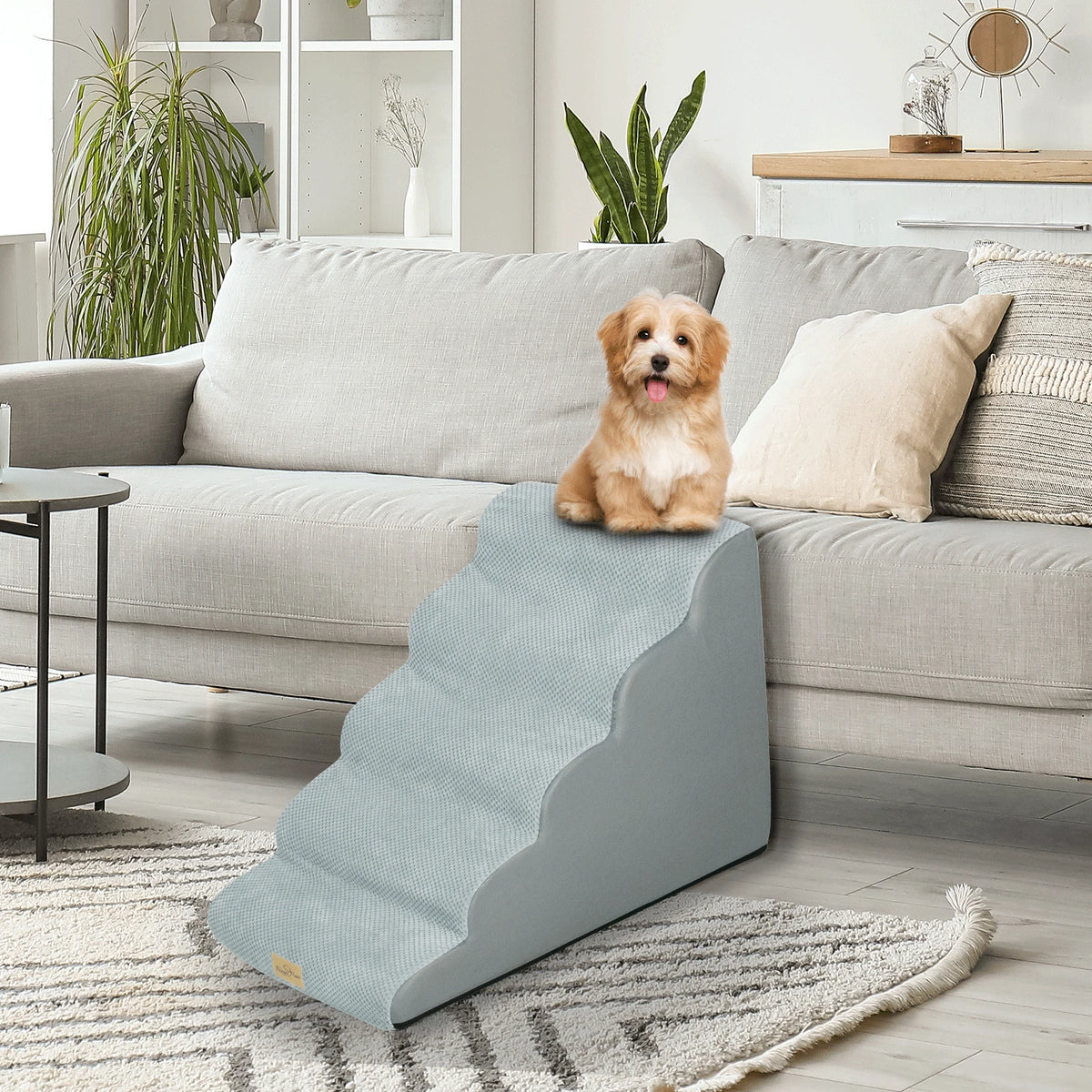 Pet Training Stairs With Removable Cover For Dogs And Cats