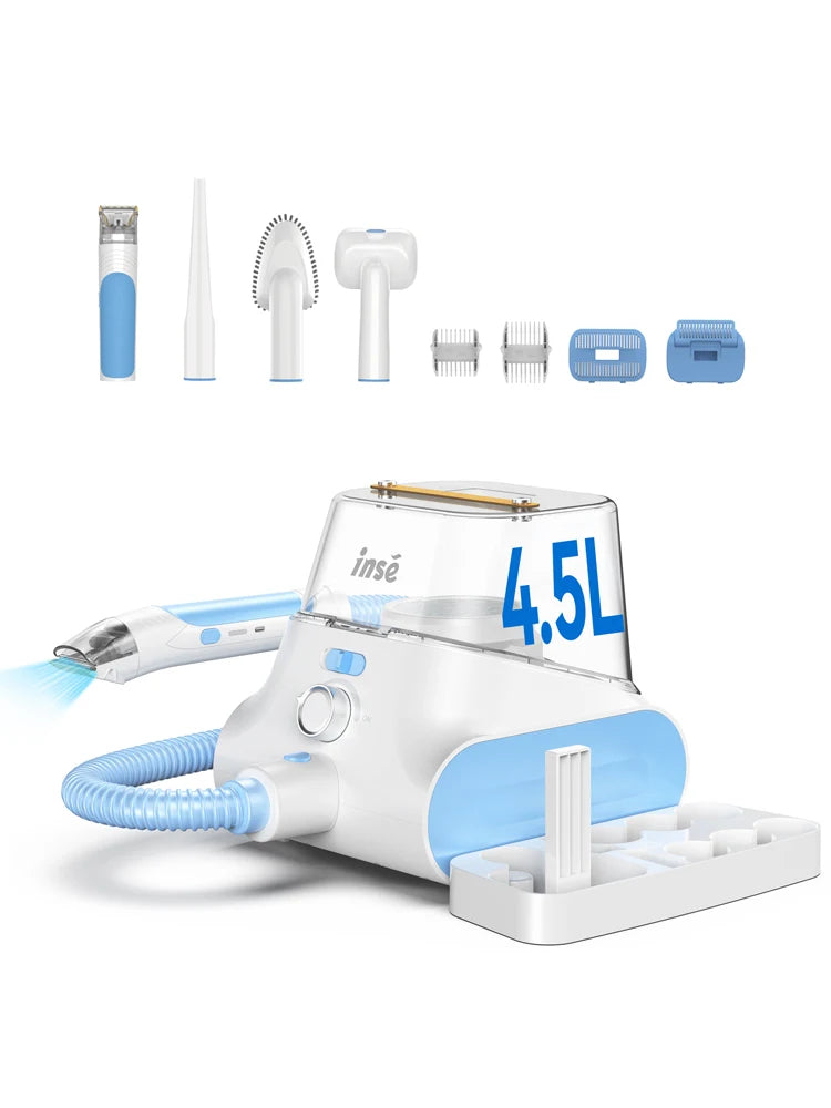 Inse P30 Cordless Pet Grooming Vacuum With Low Noise Design