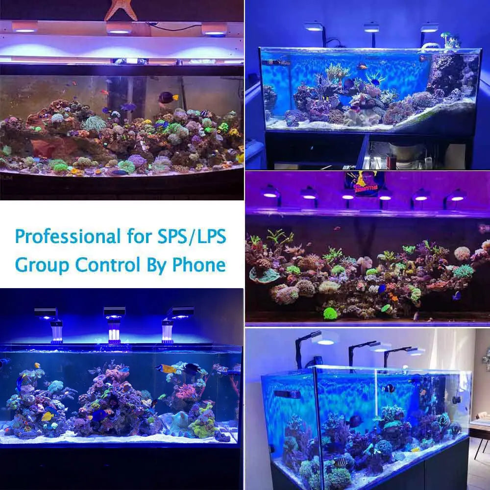 PopBloom RL90 Full Spectrum WiFi Reef Aquarium LED Light