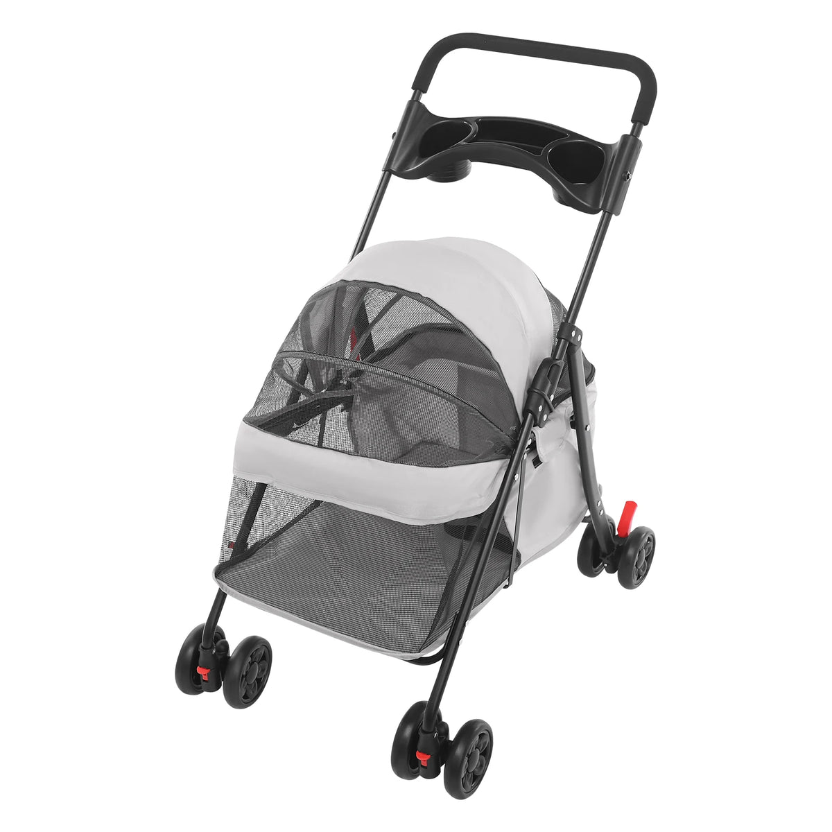Bymaocar Lightweight Foldable Pet Stroller For Dogs And Cats