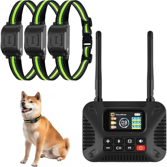 2.4Ghz Wireless Dog Fence System With Waterproof Rechargeable Training Collar
