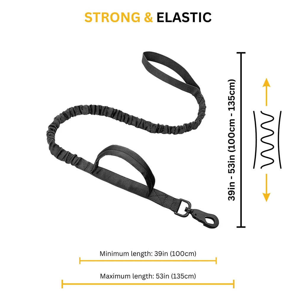 Tactical Dog Harness Leash No Pull Vest For Large Dogs