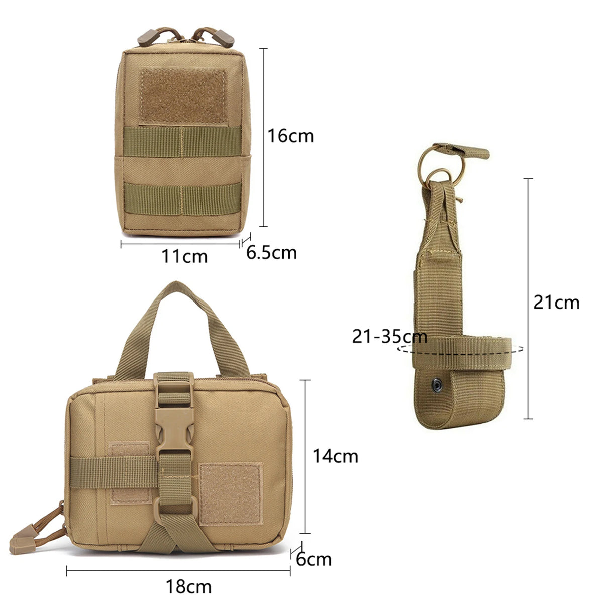 Tactical Dog Harness With Molle Pouches For Training