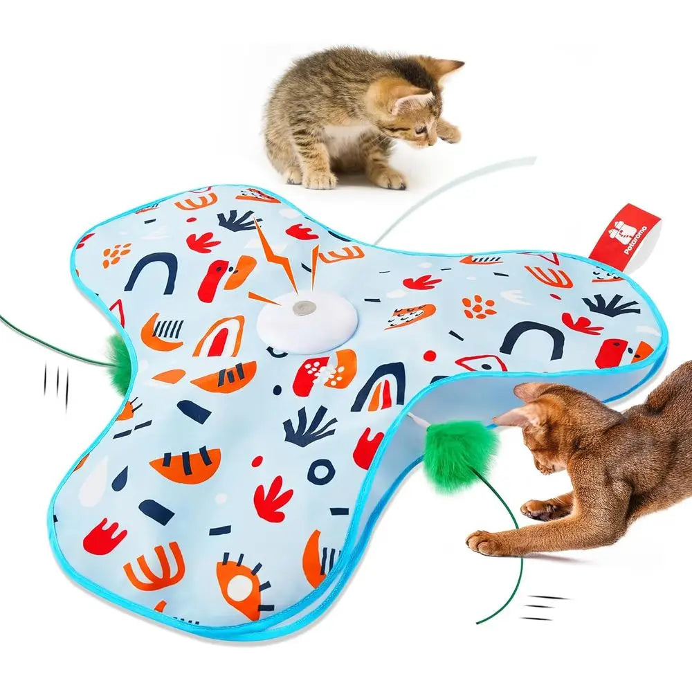 Automatic Interactive Hide And Seek Cat Toy Wand For Indoor Training