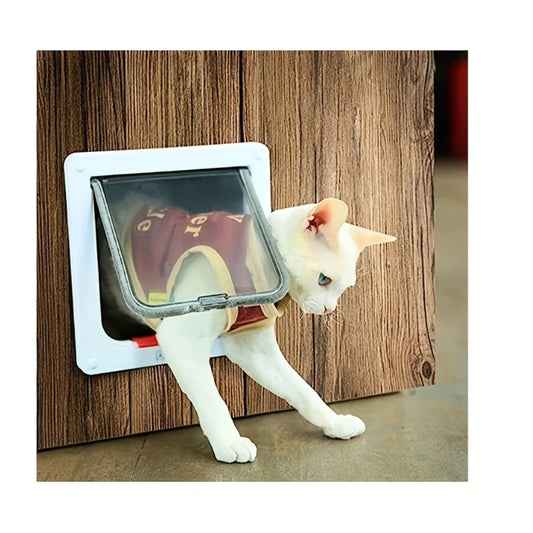 Durable Wooden Pet Flap Door With Four Way Security Lock