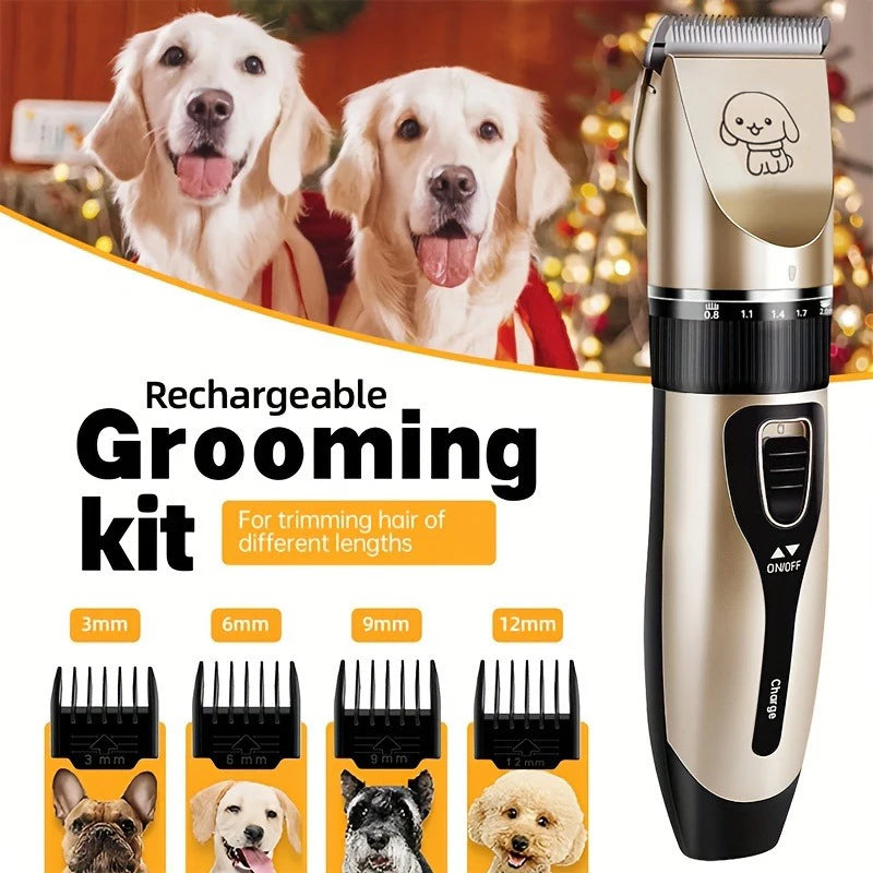 SHUYU Rechargeable Pet Grooming Clippers for Dogs and Cats