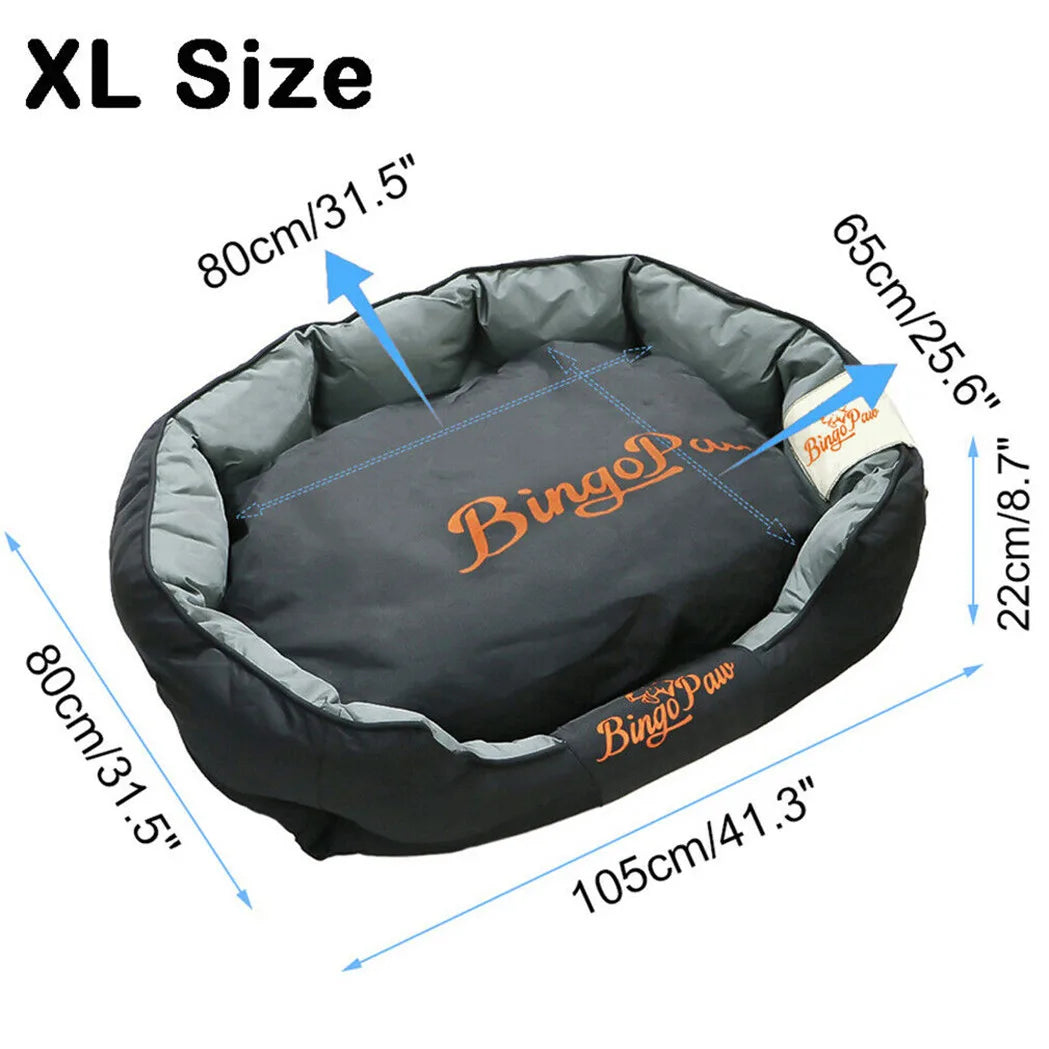 BORWART Waterproof Orthopedic Dog Bed With Removable Washable Cover