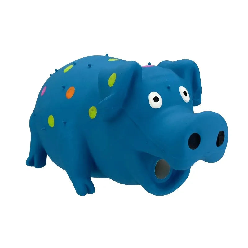 Pig Shaped Dog Chew Toy for Playful Pets and Puppies